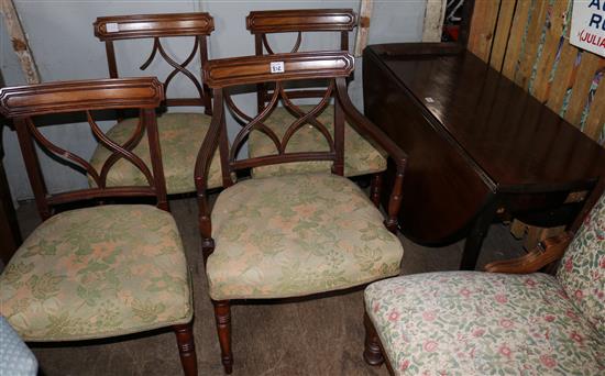 Set 6 George III chairs A/F(-)